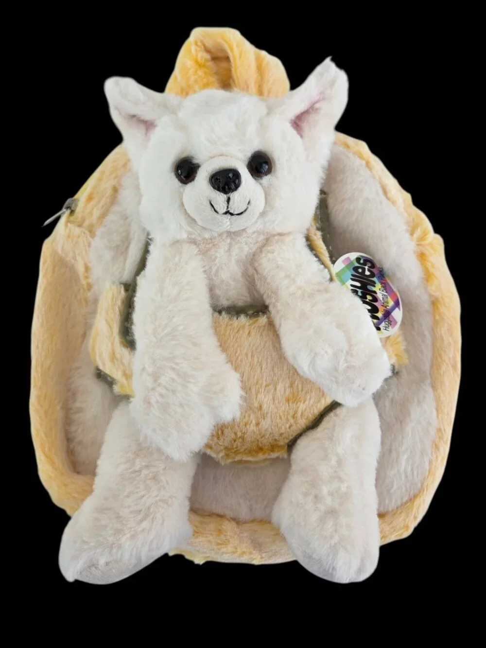 PLUSHIES Huggable Animal Back Pack Lined Teddy Bear Toddler Child Kid Soft